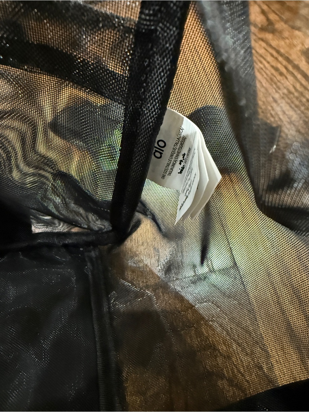 Alo Sheer Duffle Bag / gym bag NWT - Picture 5 of 7